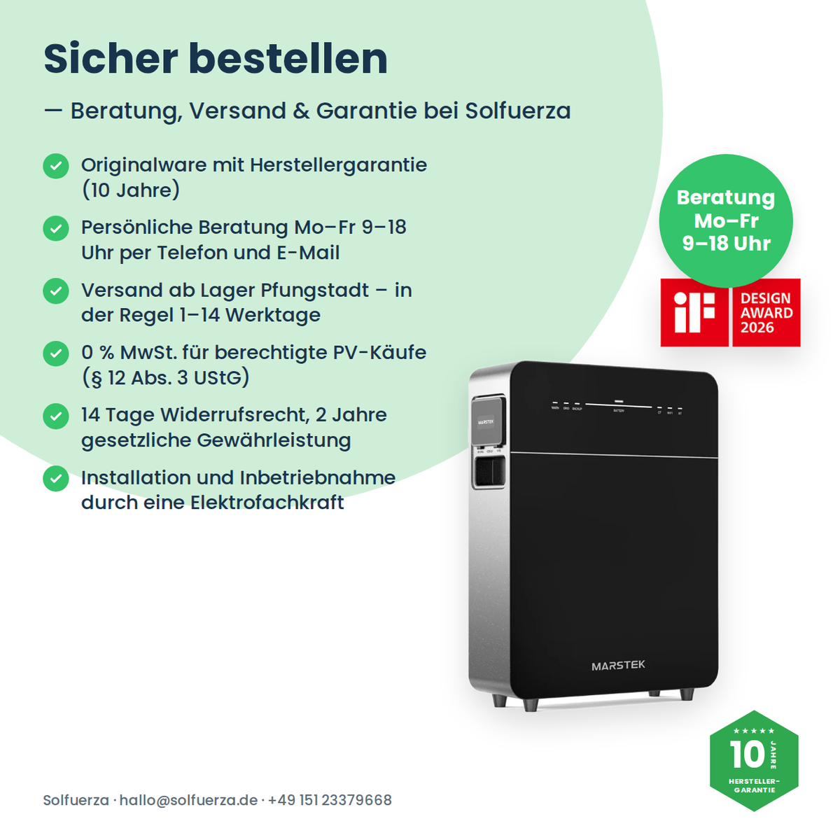 Marstek Venus E Gen 3.0 – batterie AC 5,12 kWh