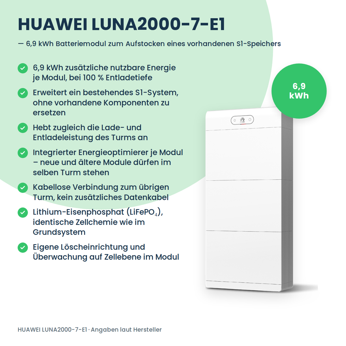 HUAWEI LUNA2000-7-E1 module de batterie 7 kWh