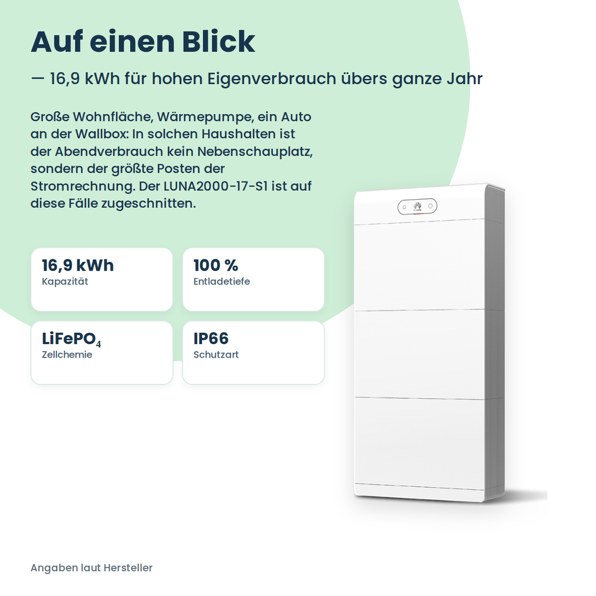 HUAWEI LUNA2000-17-S1 batterie domestique 17 kWh