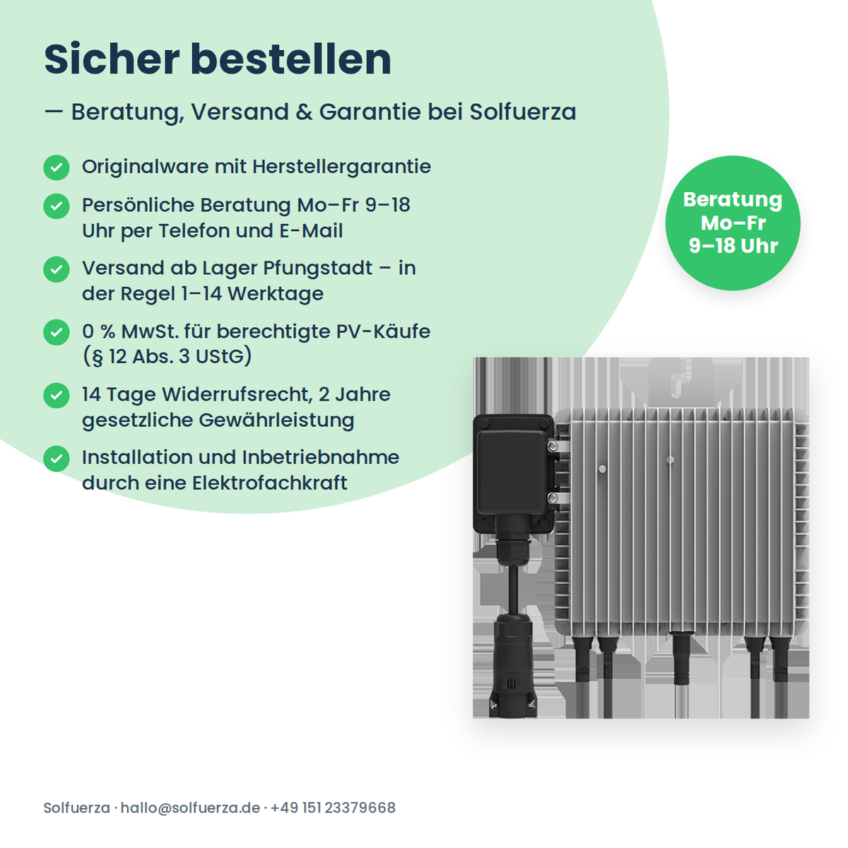 Deye AE-FS2.0-2H2 – batterie pour centrale solaire de balcon avec onduleur 2 000 W et capacité étendue