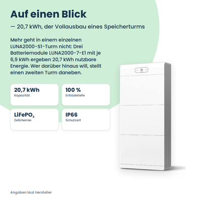HUAWEI LUNA2000-21-S1 batterie domestique 21 kWh