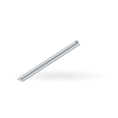 Solfuerza Flachdach Grundschiene 6,00 m für 13°-Aufständerung – freigestellt