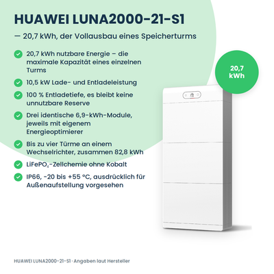 HUAWEI LUNA2000-21-S1 batterie domestique 21 kWh