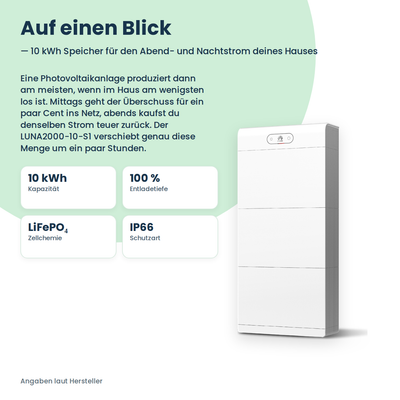 HUAWEI LUNA2000-10-S1 batterie domestique 10 kWh