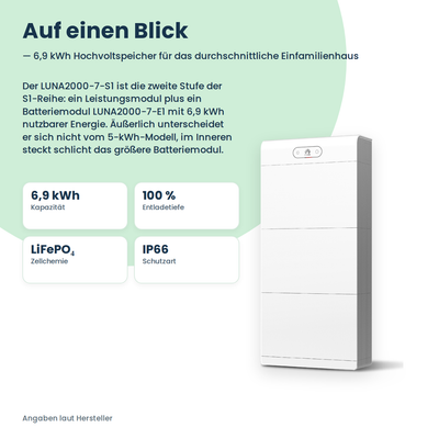 HUAWEI LUNA2000-7-S1 batterie domestique 7 kWh