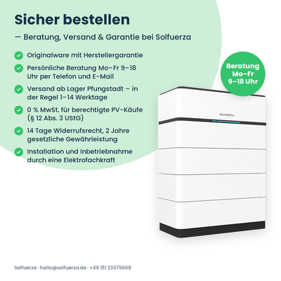 Sungrow SBH100 batterie haute tension 10,0 kWh