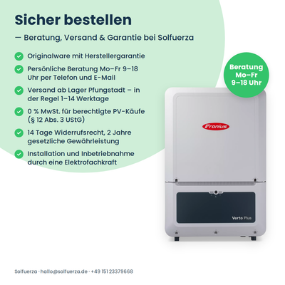 Fronius Verto Plus 30.0 onduleur hybride 30 kW