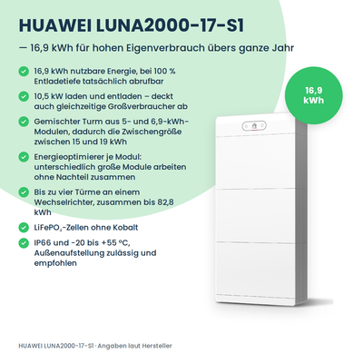 HUAWEI LUNA2000-17-S1 batterie domestique 17 kWh