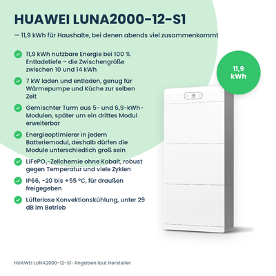 HUAWEI LUNA2000-12-S1 batterie domestique 12 kWh