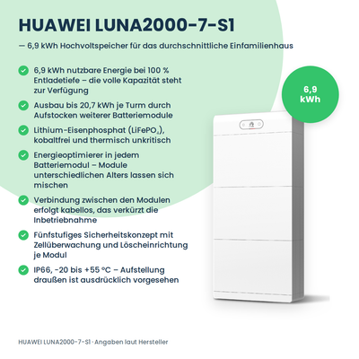 HUAWEI LUNA2000-7-S1 batterie domestique 7 kWh