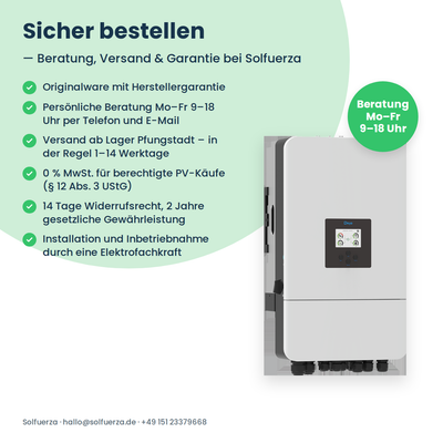 Deye SUN-10K-SG05LP3-EU – Beratung, Versand, Garantie